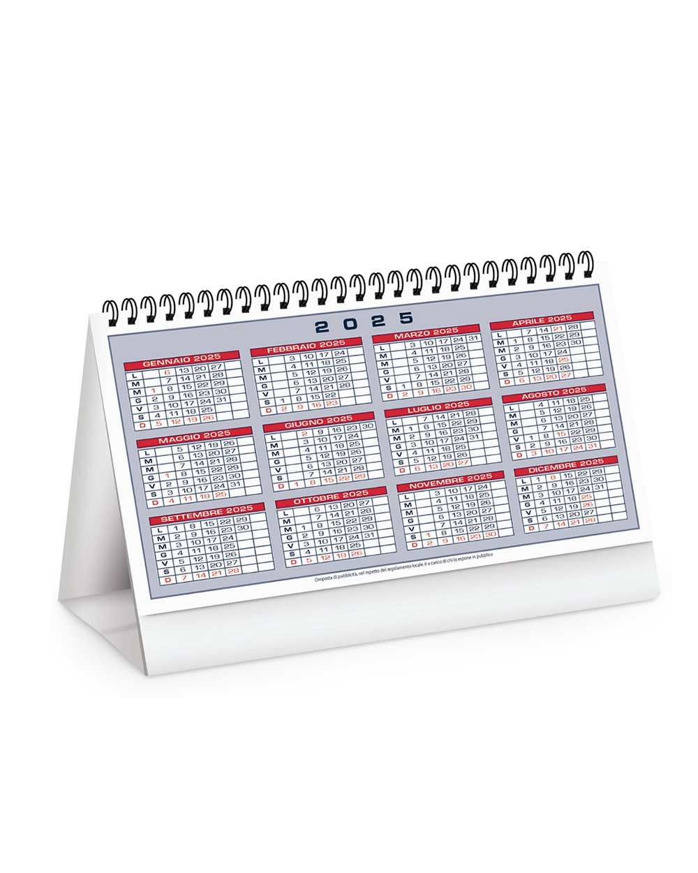 Calendario Da Tavolo Table Notes Pa Gedshop