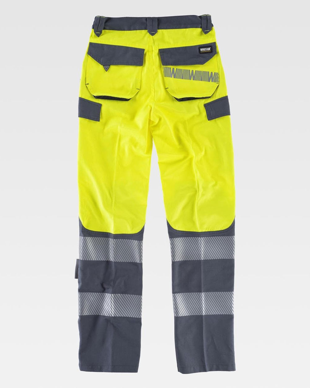 Pantalone Alta Visibilit Con Bande Riflettenti Segmentate Workteam