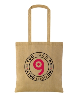 Shopper con logo personalizzato in cotone riciclato Annie