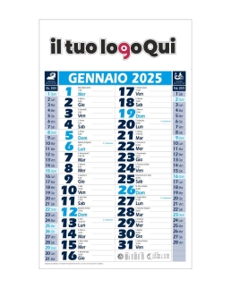 Calendario olandese 12 fogli