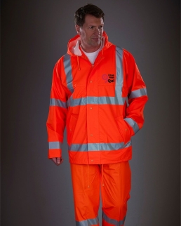 Giacca antipioggia traspirante Hi-Vis Soft Flex