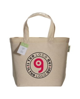 Shopper personalizzate in cotone organico certificato da 120 gr