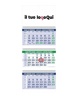 Calendario Trittico In Carta Naturale