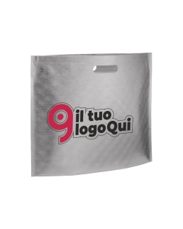 Shopper in TNT laminato metallizzata