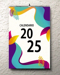 Calendario da parete con foro 13 Fogli cm 21x29,7