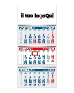 Calendario trittico separato