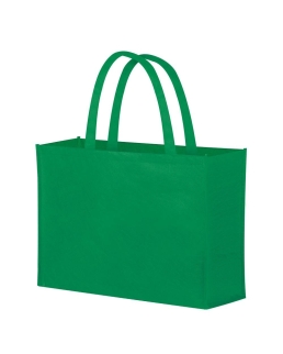 Shopper con soffietto in r-pet manici lunghi