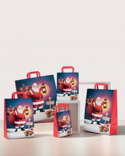 Shopper Babbo Natale 45 Monopatinato