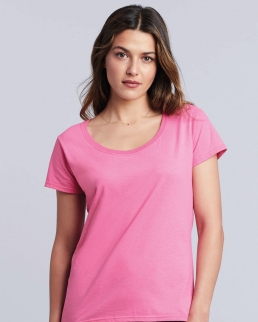 T-shirt donna scollo profondo Softstyle