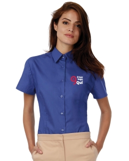 Camicia donna popeline maniche corte Heritage