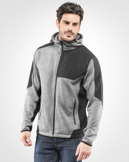 Felpa knitted Dakota full zip